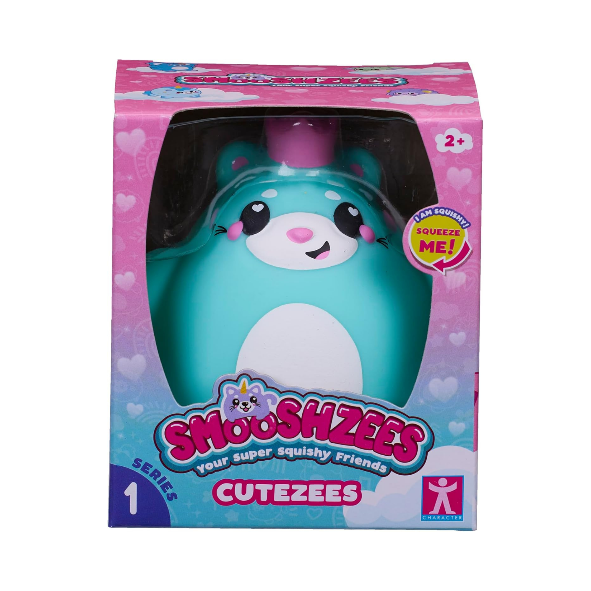 سمووشز كيوتيزيز إسمي، القطة الخضراء، شخصيات قابلة للتجميع، ناعمة للغاية، محببة وطرية!