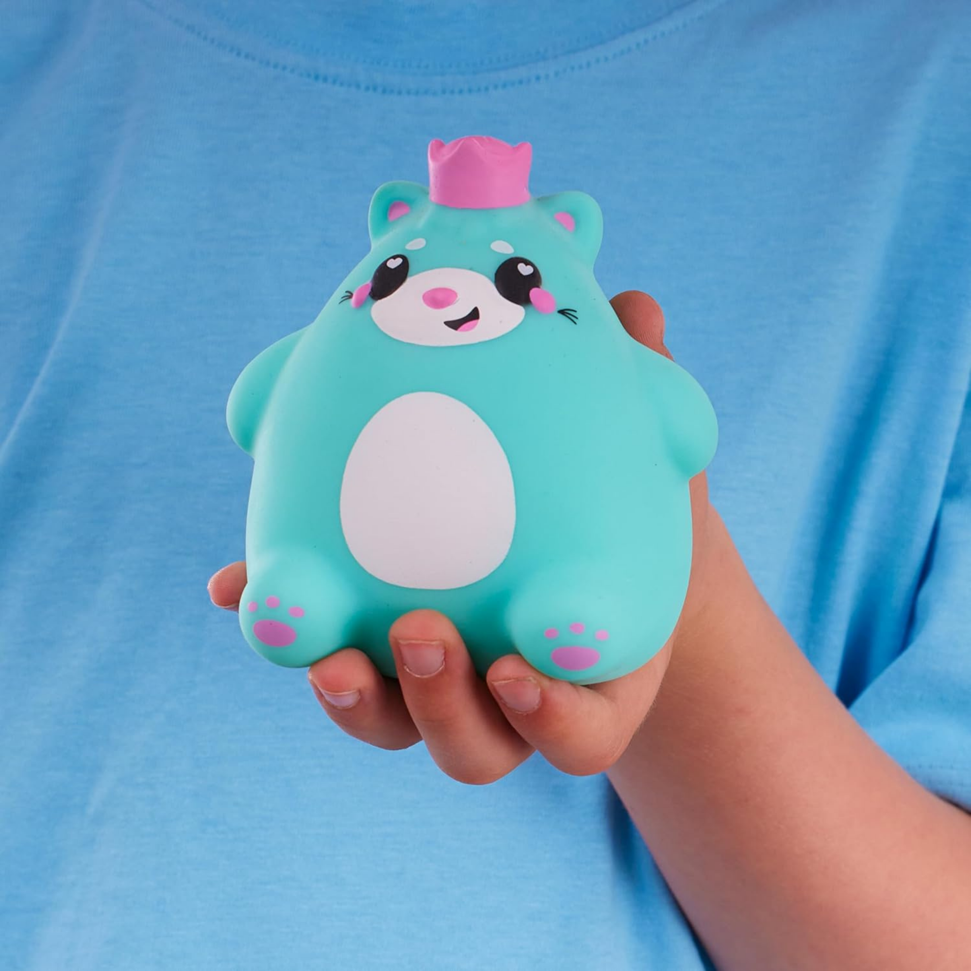 سمووشز كيوتيزيز إسمي، القطة الخضراء، شخصيات قابلة للتجميع، ناعمة للغاية، محببة وطرية!