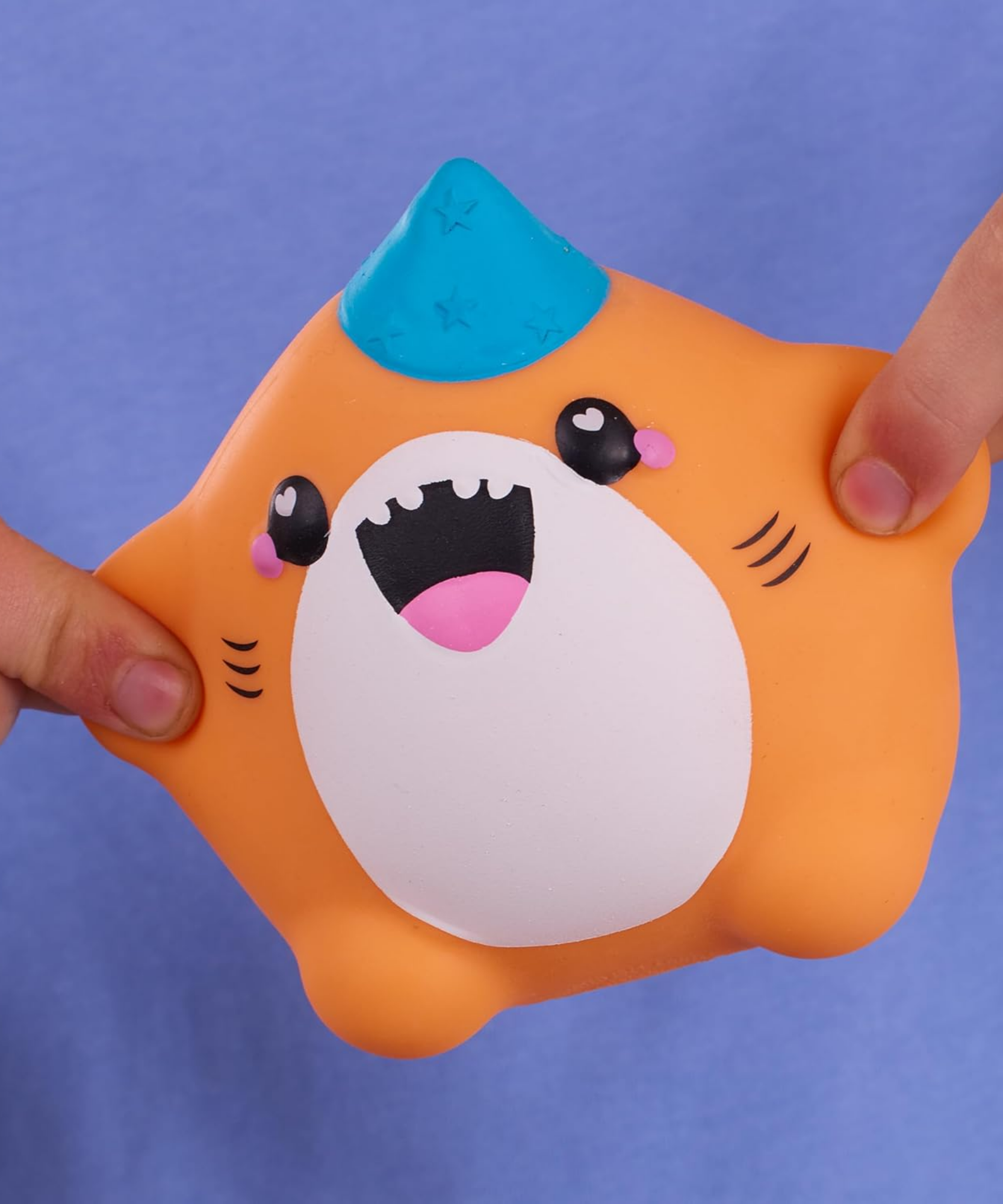 سمووشزيز كيوتيزيز ساندي، القرش البرتقالي، شخصيات قابلة للتجميع، ناعمة للغاية، محببة وطرية!