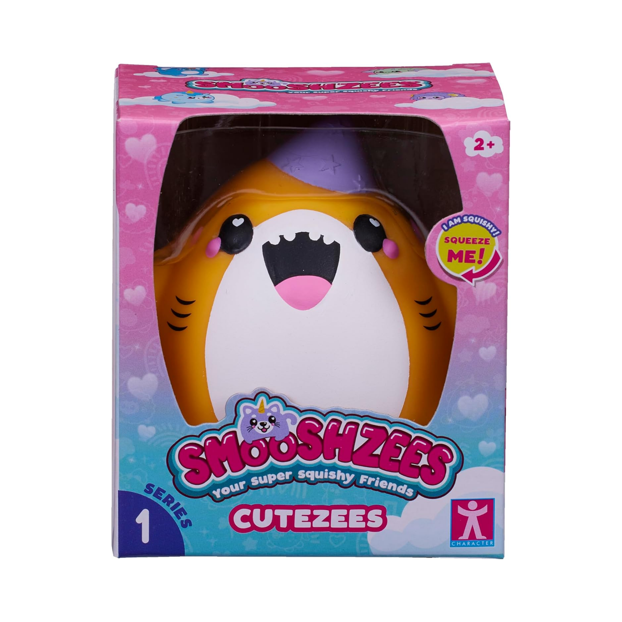 سمووشزيز كيوتيزيز فين، القرش الأصفر، شخصيات قابلة للتجميع، ناعمة للغاية، محببة وطرية!