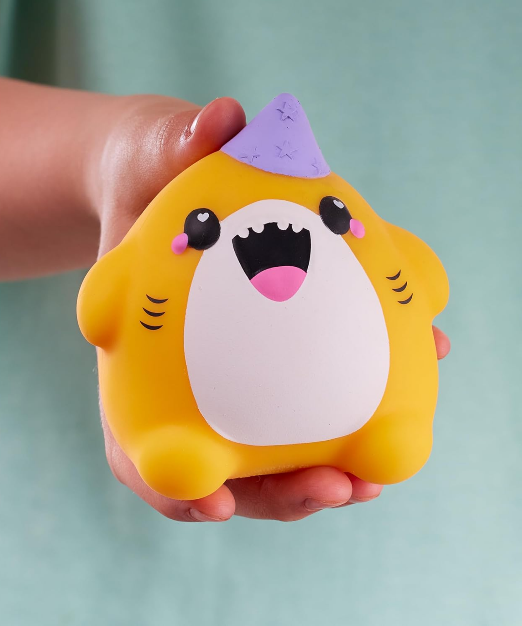 سمووشزيز كيوتيزيز فين، القرش الأصفر، شخصيات قابلة للتجميع، ناعمة للغاية، محببة وطرية!