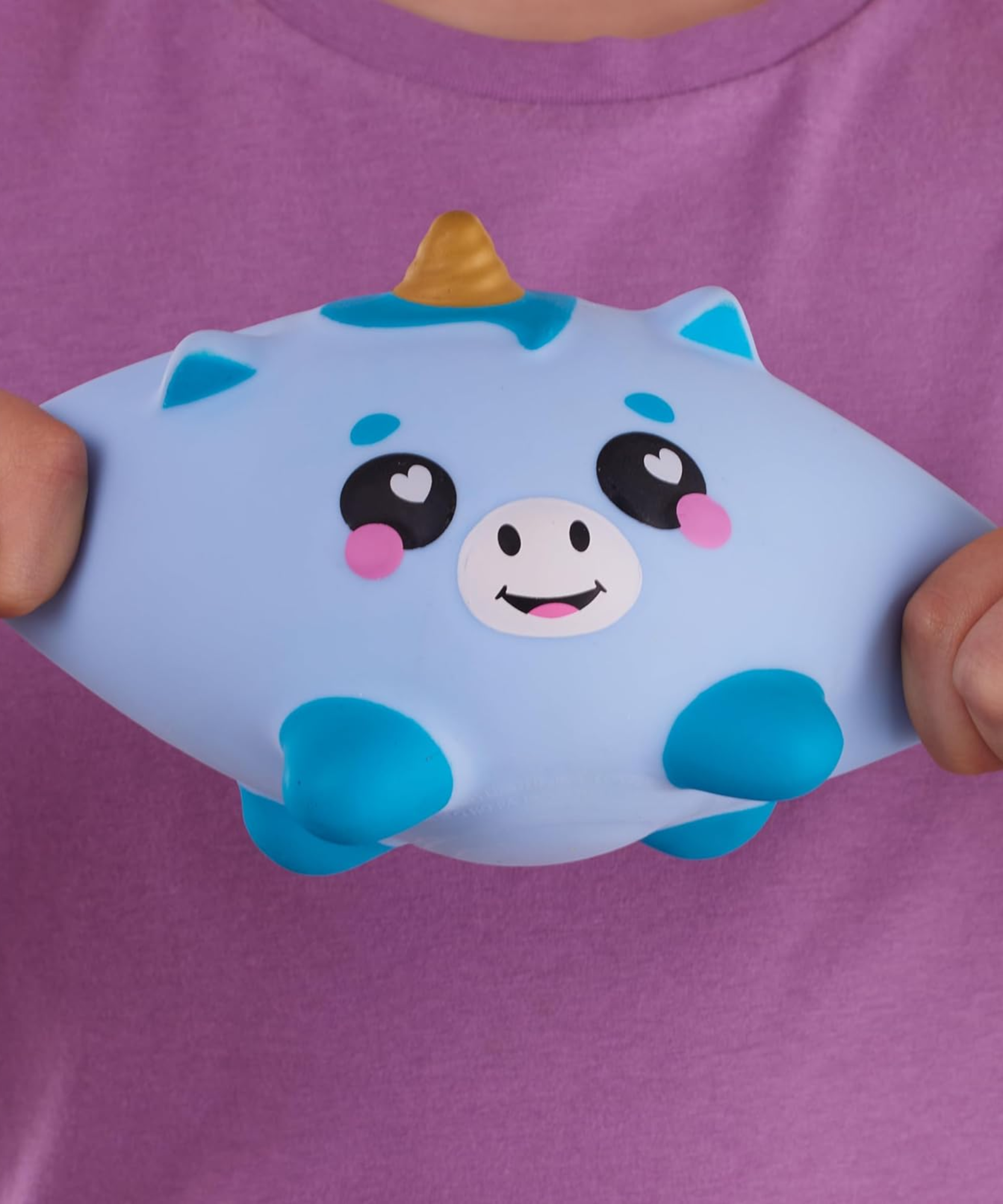 Smooshzees Luvzees, Boltz, Blue Unicorn, Collectable Characters, Supersoft, Cuddly and Squishy!