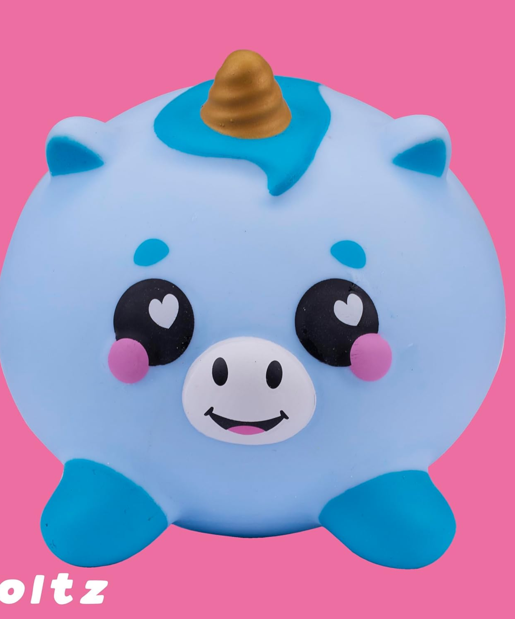 Smooshzees Luvzees, Boltz, Blue Unicorn, Collectable Characters, Supersoft, Cuddly and Squishy!