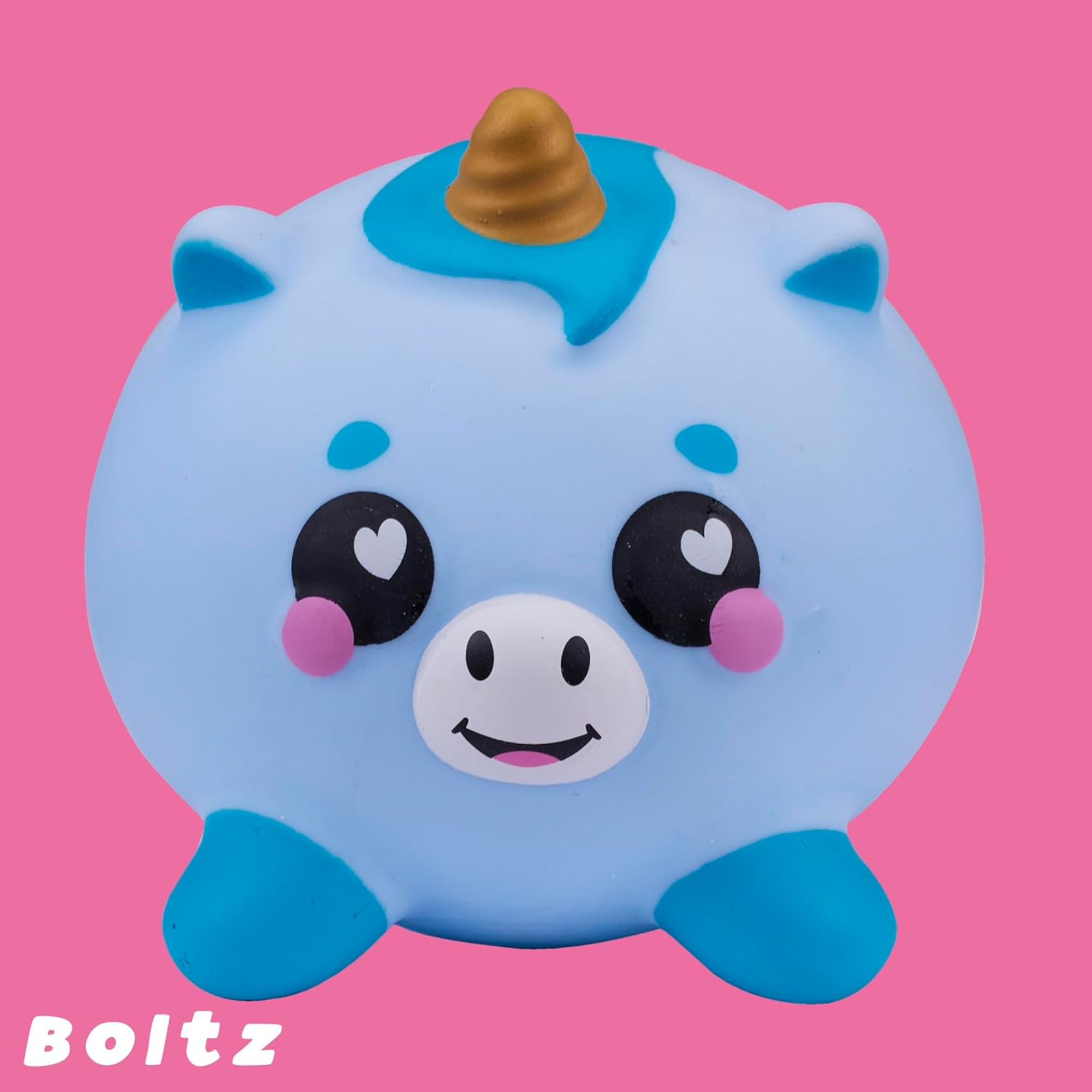 Smooshzees Luvzees, Boltz, Blue Unicorn, Collectable Characters, Supersoft, Cuddly and Squishy!