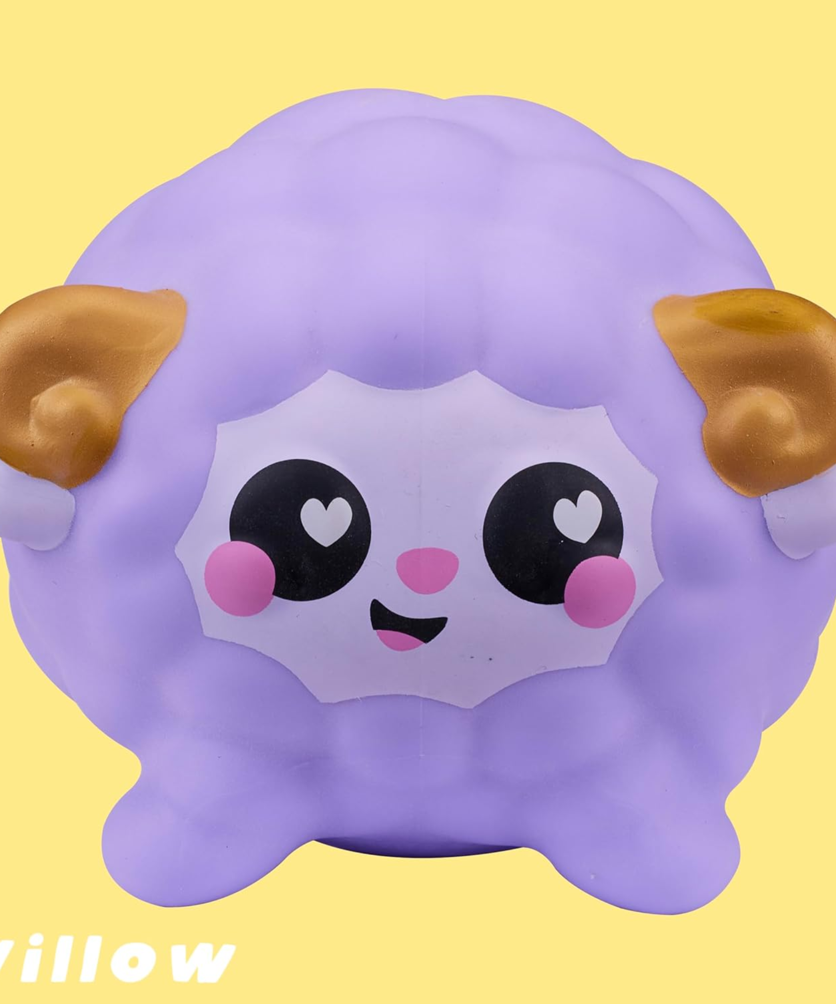 Smooshzees Luvzees, Willow, Purple Sheep, Collectable Characters, Supersoft, Cuddly and Squishy!