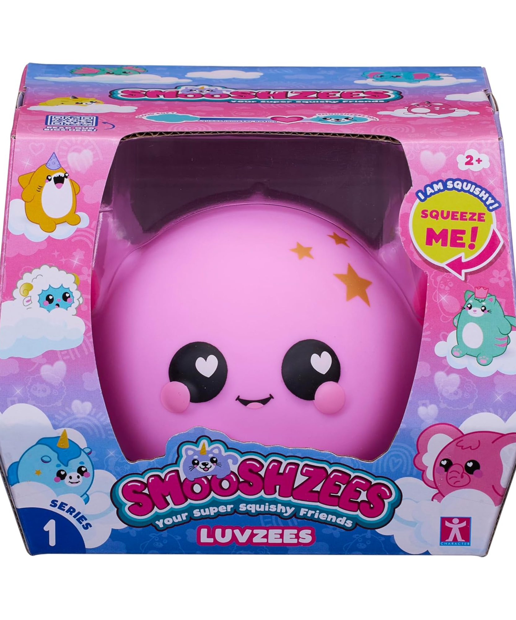 سمووشزيز لوفزيس، جيلي، أكسولوتل وردي، شخصيات قابلة للتجميع، ناعمة للغاية، محببة وطرية!