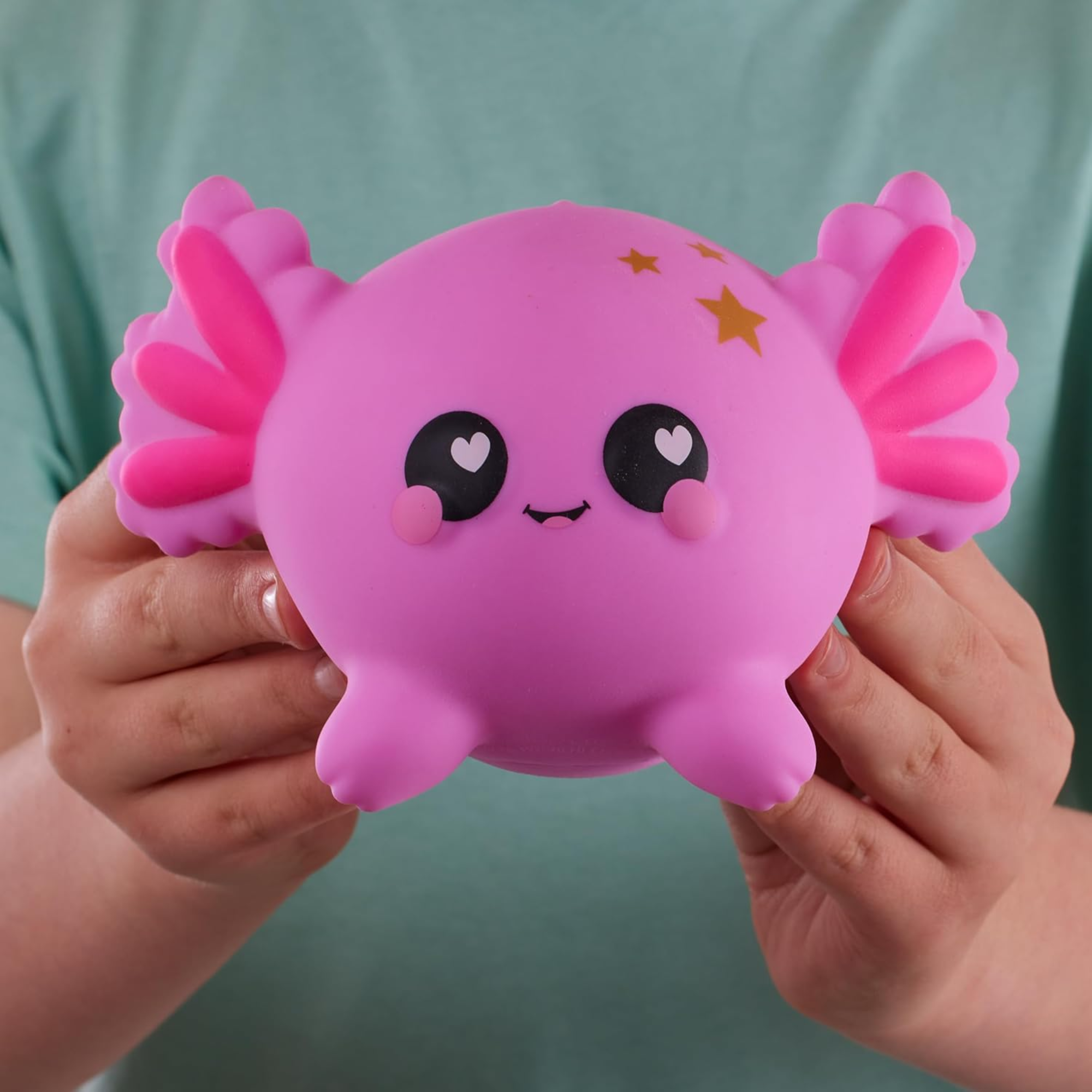 سمووشزيز لوفزيس، جيلي، أكسولوتل وردي، شخصيات قابلة للتجميع، ناعمة للغاية، محببة وطرية!