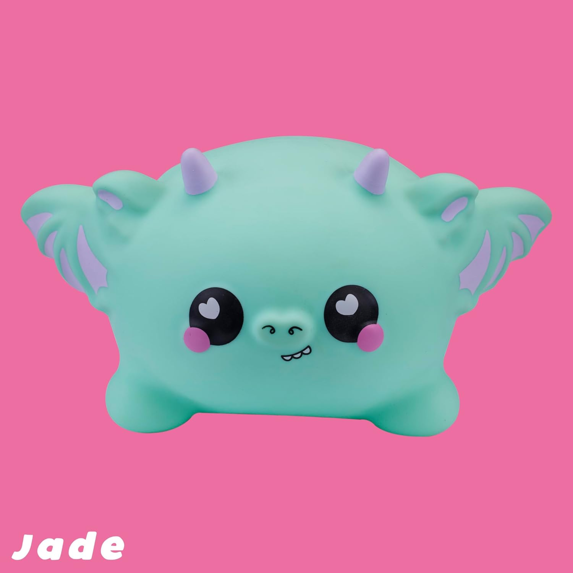 Smooshzees Snugzees، Jade، Green Dragon، شخصيات قابلة للتجميع، فائقة النعومة، ومحبوبة، وطرية!