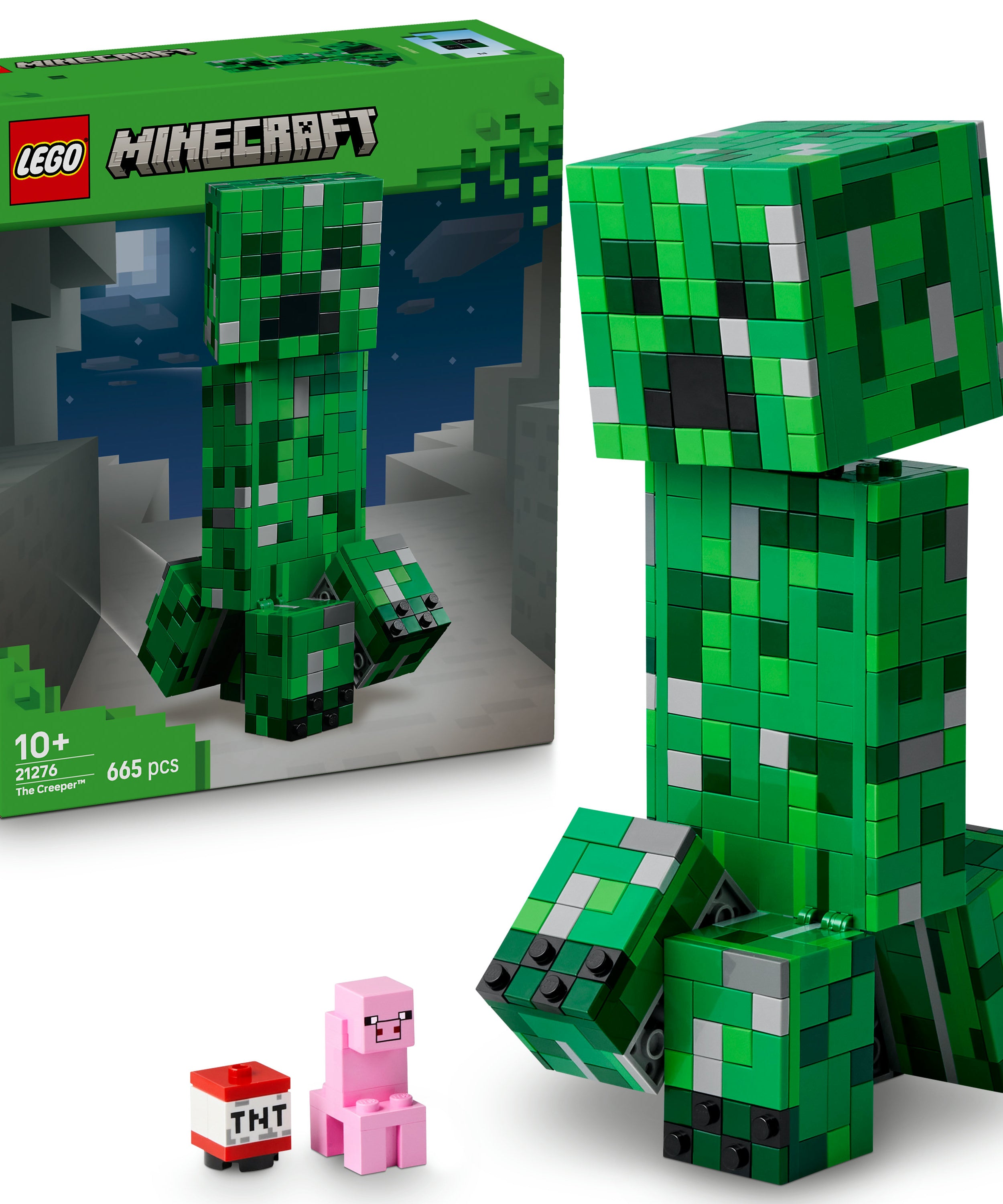 LEGO 21276 The Creeper V29 Minecraft Building Set for Boys 10+ Creative Adventure Construction Toy