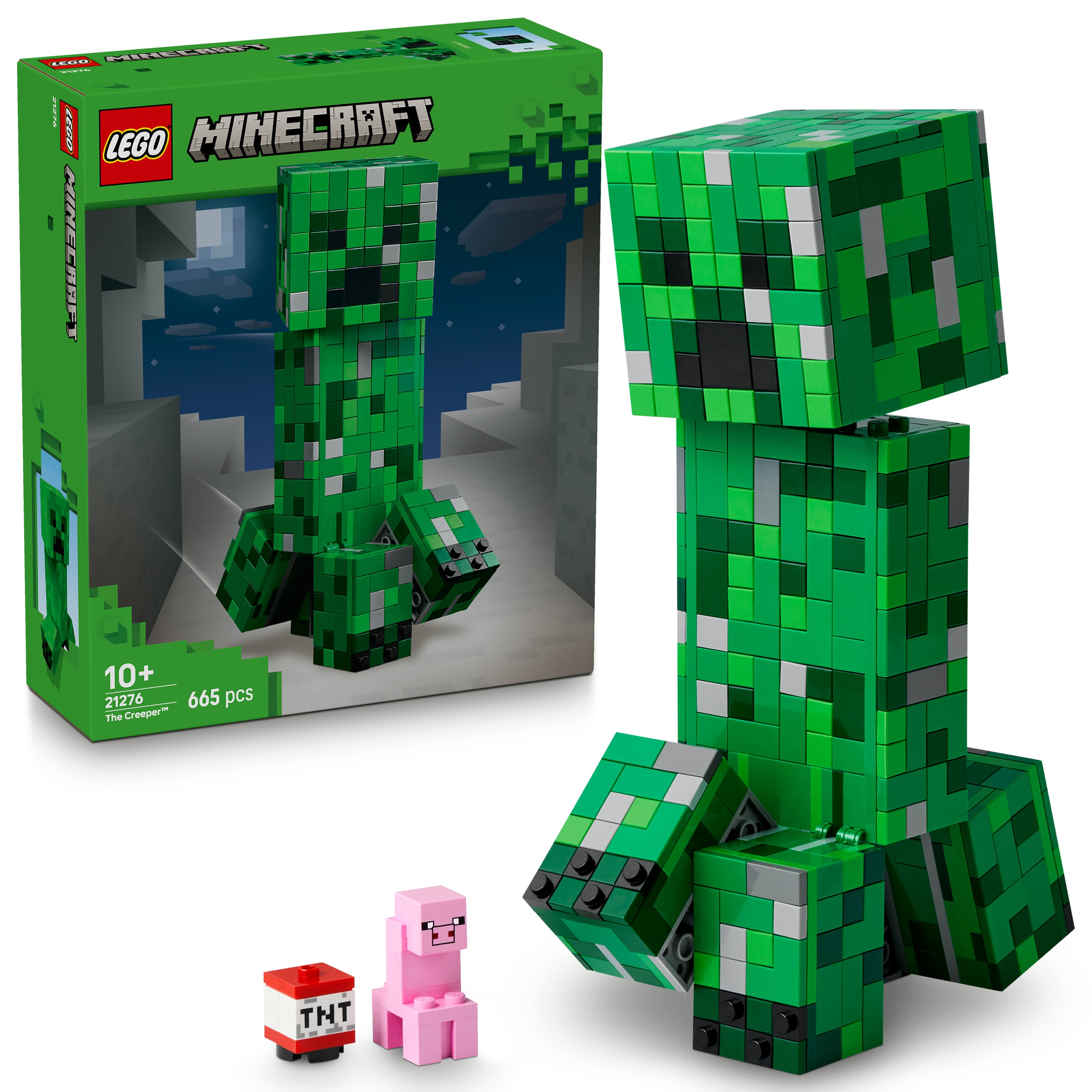 LEGO 21276 The Creeper V29 Minecraft Building Set for Boys 10+ Creative Adventure Construction Toy