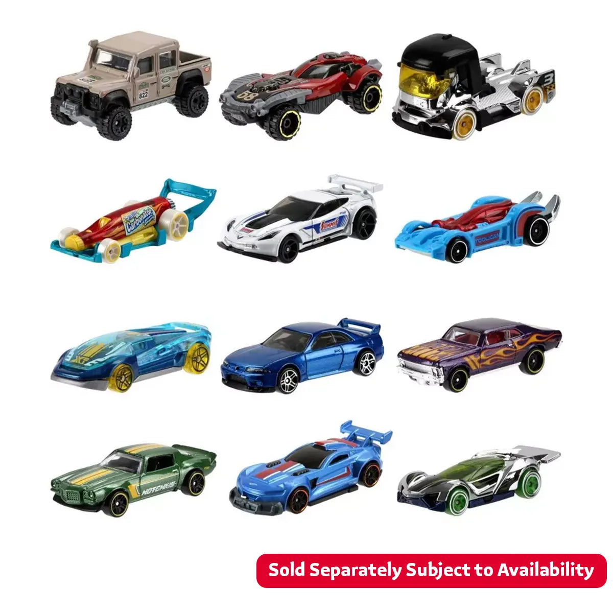 Hot Wheels Basic Cars Assorted Single Pack, 1:64 Scale Die-Cast Vehicle, Collectible Toy Car for Kids 3 Years and Up