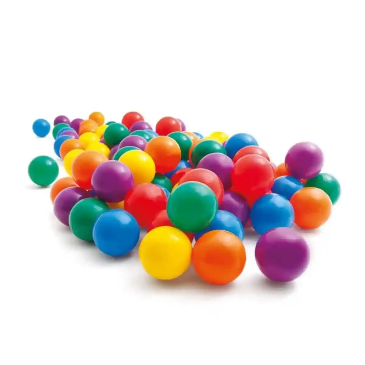 Intex 100-Pack Multi-Colored 3 Inch Plastic Balls for Kids Toddlers Ball Pit Play Fun Ages 2+