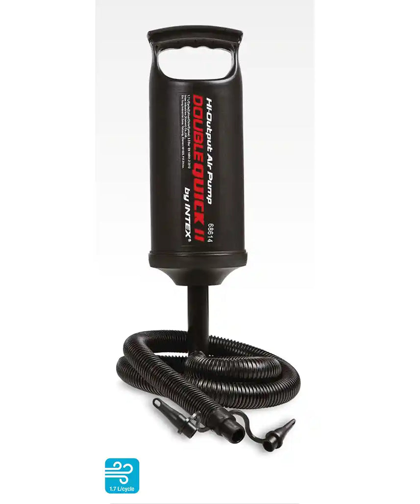 Intex Double Quick II 36cm High-Output Hand Pump for Air Mattresses Pool Toys and Inflatables