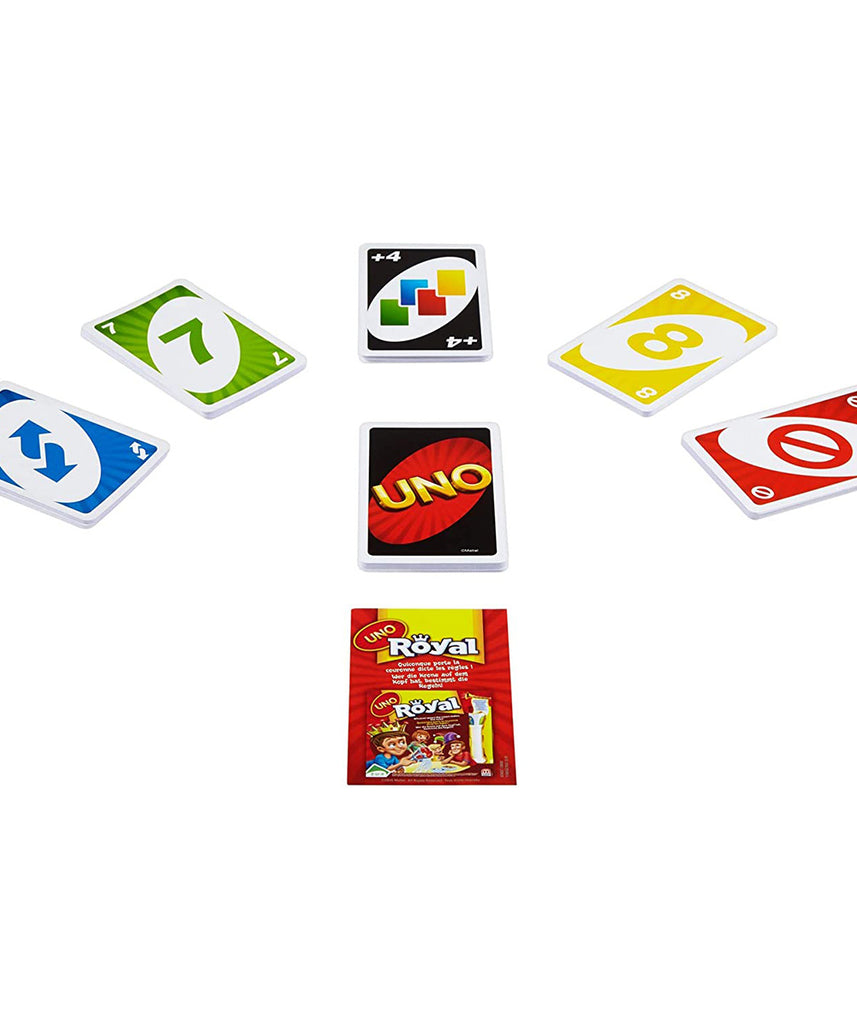 UNO Card Game, Family Games, Multi-Color, Classic Matching Card Game with Customizable Wild Cards, 2-10 Players, Ages 7+