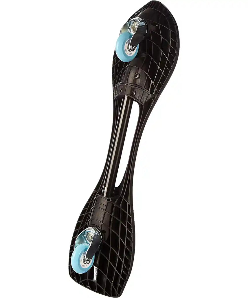 JD Bug Power Surfer Skateboard Blue White, Lightweight Flexible Deck, High Performance Wheels, Durable Build for Kids and Teens Age 8+