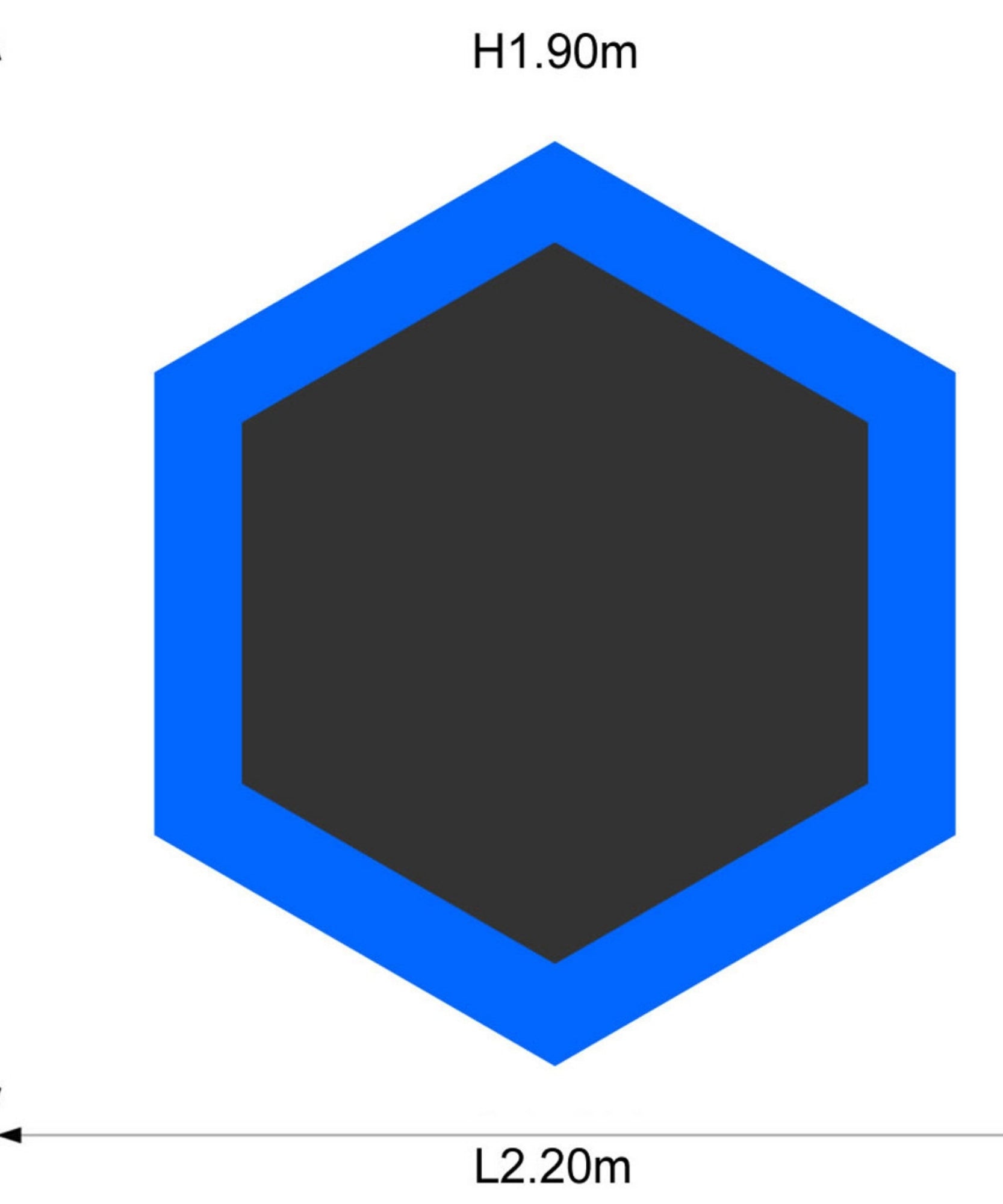 ترامبولين بلام جونيور جامبر بطول 7 أقدام مع سياج وشبكة أمان ووسادة إسفنجية للحماية، لعبة ترفيهية خارجية مستقرة مع حماية من الأشعة فوق البنفسجية والصدأ والطقس، مناسبة للأطفال من سن 3 سنوات فما فوق، لون أزرق