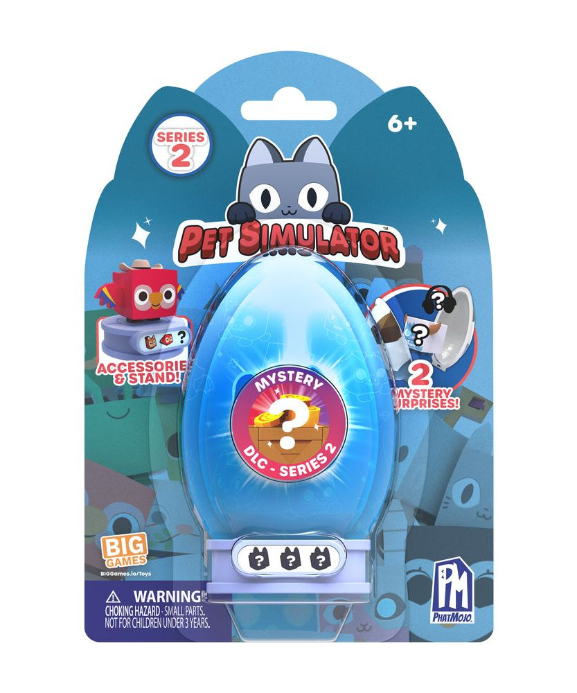 Pet Simulator X, Mystery Egg, Series 2, 1-Pack, 3-Inch Collectible, Randomized Pet Figure