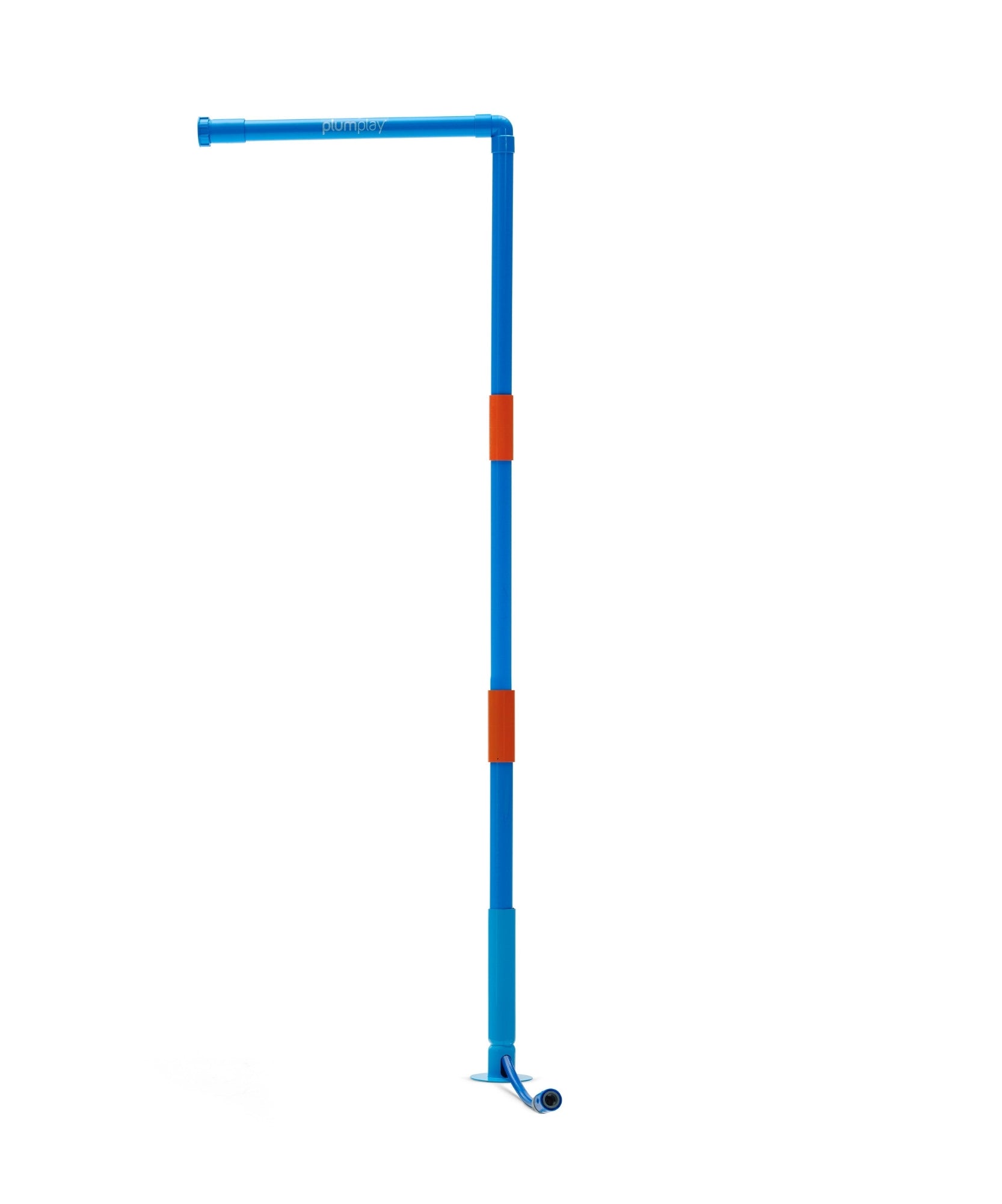 Plum Water Park Rain Wall with Height Adjustable Pole, Convenient and Easy to Store Summer Outdoor Water Play Backyard Toy, Suitable for Children 3 Years +, Blue