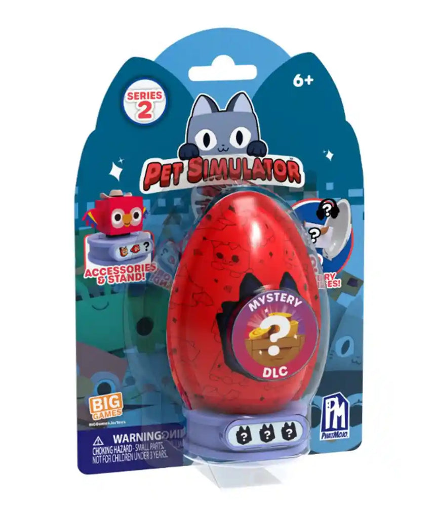 Pet Simulator X, Mystery Egg, Series 2, 1-Pack, 3-Inch Collectible, Randomized Pet Figure