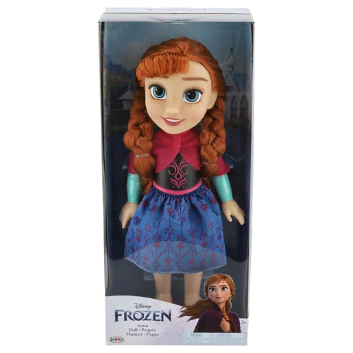 Frozen Value Doll 15-Inch - Anna, Detailed Design Inspired By The Iconic Character, With A Molded Dress, Creative Play, Ideal Gift, For Collectors, 3 Years+