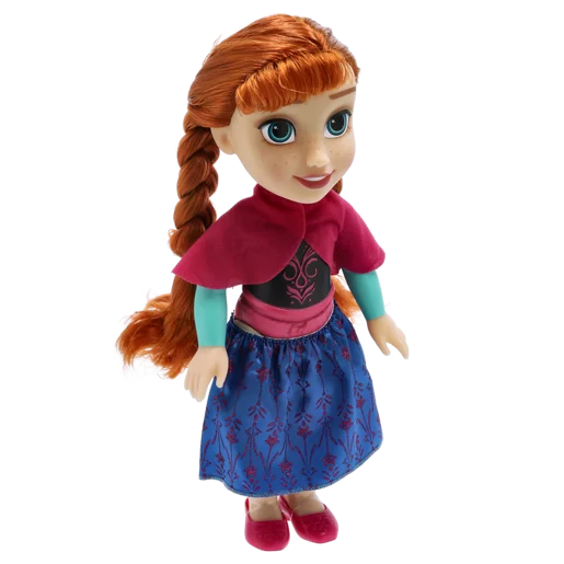 Frozen Value Doll 15-Inch - Anna, Detailed Design Inspired By The Iconic Character, With A Molded Dress, Creative Play, Ideal Gift, For Collectors, 3 Years+