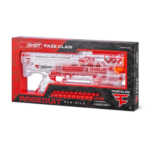 X Shot FAZE Chaos Ragequit Blaster, Ultimate Foam Ball Blaster for Boys, Age 14+