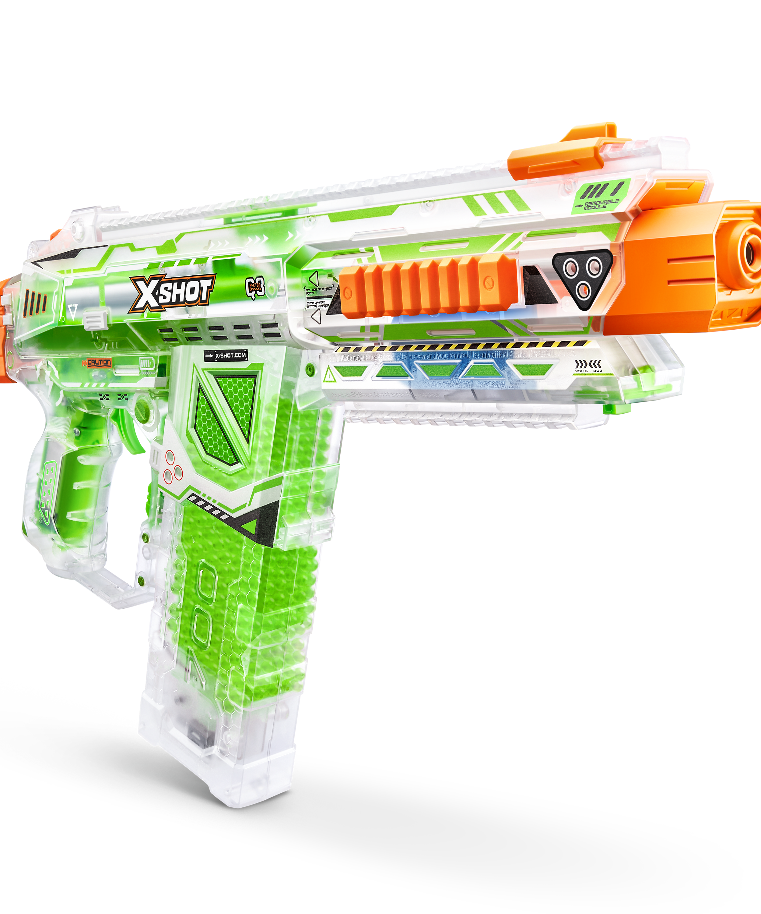 X Shot Hyper Gel Glow In The Dark Large Blaster, Toy Gun for Boys, Age 14+