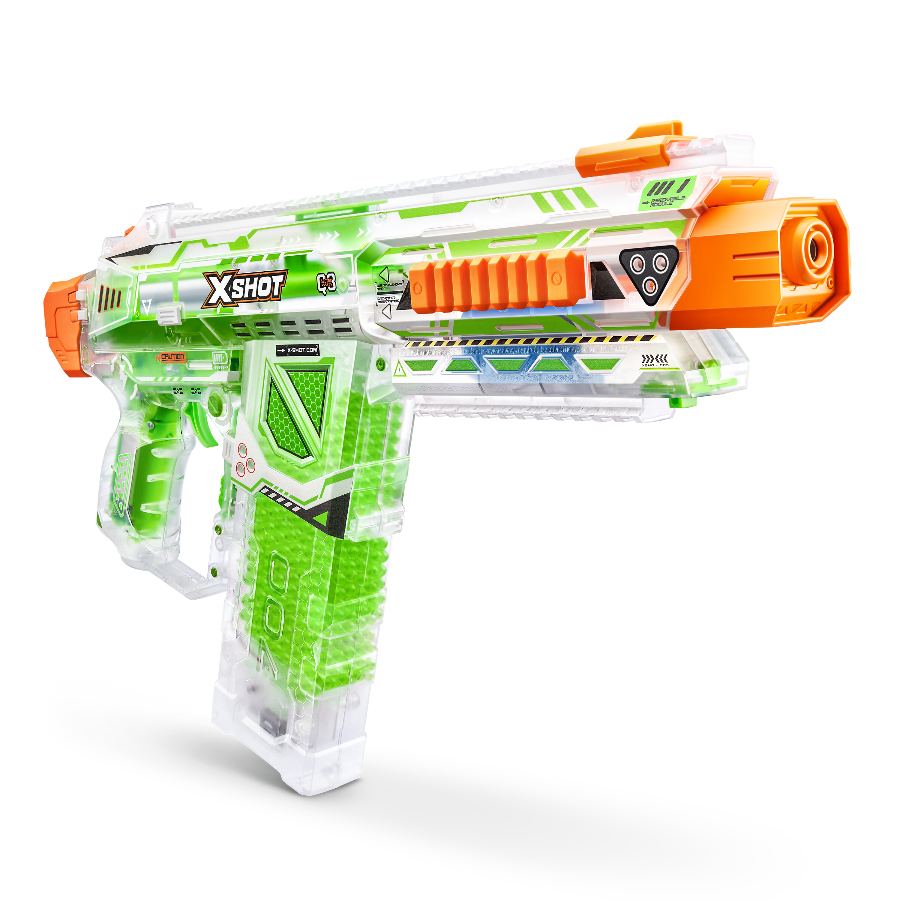 X Shot Hyper Gel Glow In The Dark Large Blaster, Toy Gun for Boys, Age 14+