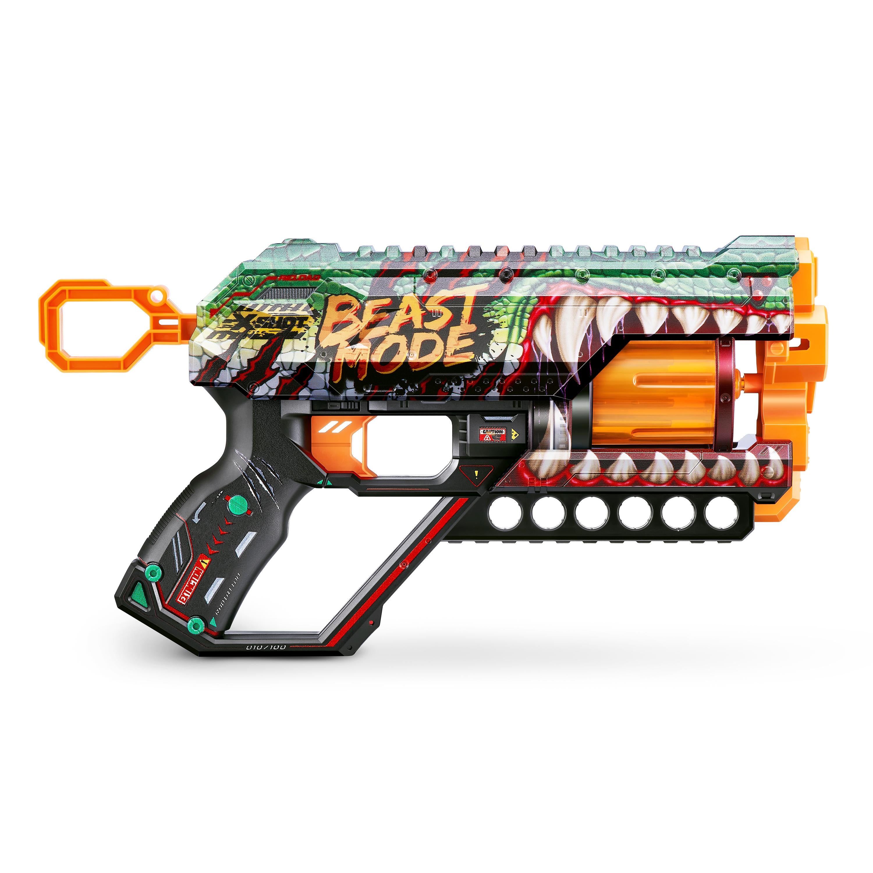 XSHOT Skins Dread Sonic Edition, Dual Barrel Foam Dart Blaster with Air Pocket Technology, 12-Dart Capacity & 27m Range, Toy Gun for Kids, Teens & Adults, Ages 8+