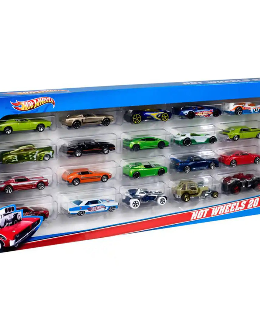 Hot Wheels 20-Car Assorted Gift Pack, Toy Vehicles Collection for Boys & Girls, Ages 3+