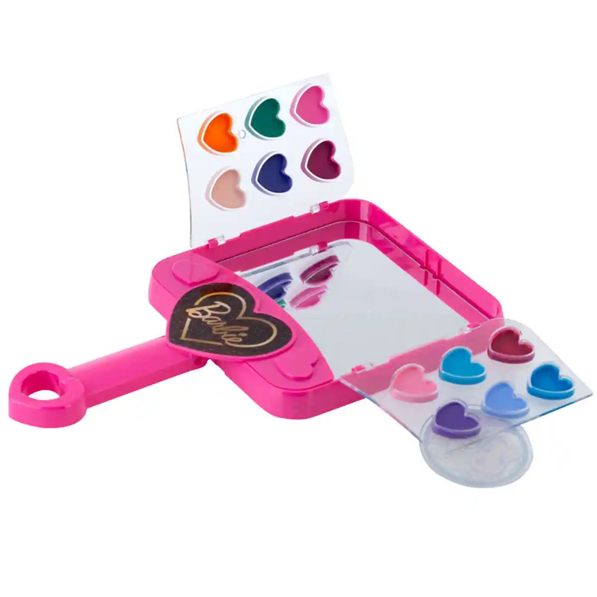 مرآة زينة باربي مع مجموعة مكياج للأطفال من عمر 3 سنوات فما فوق