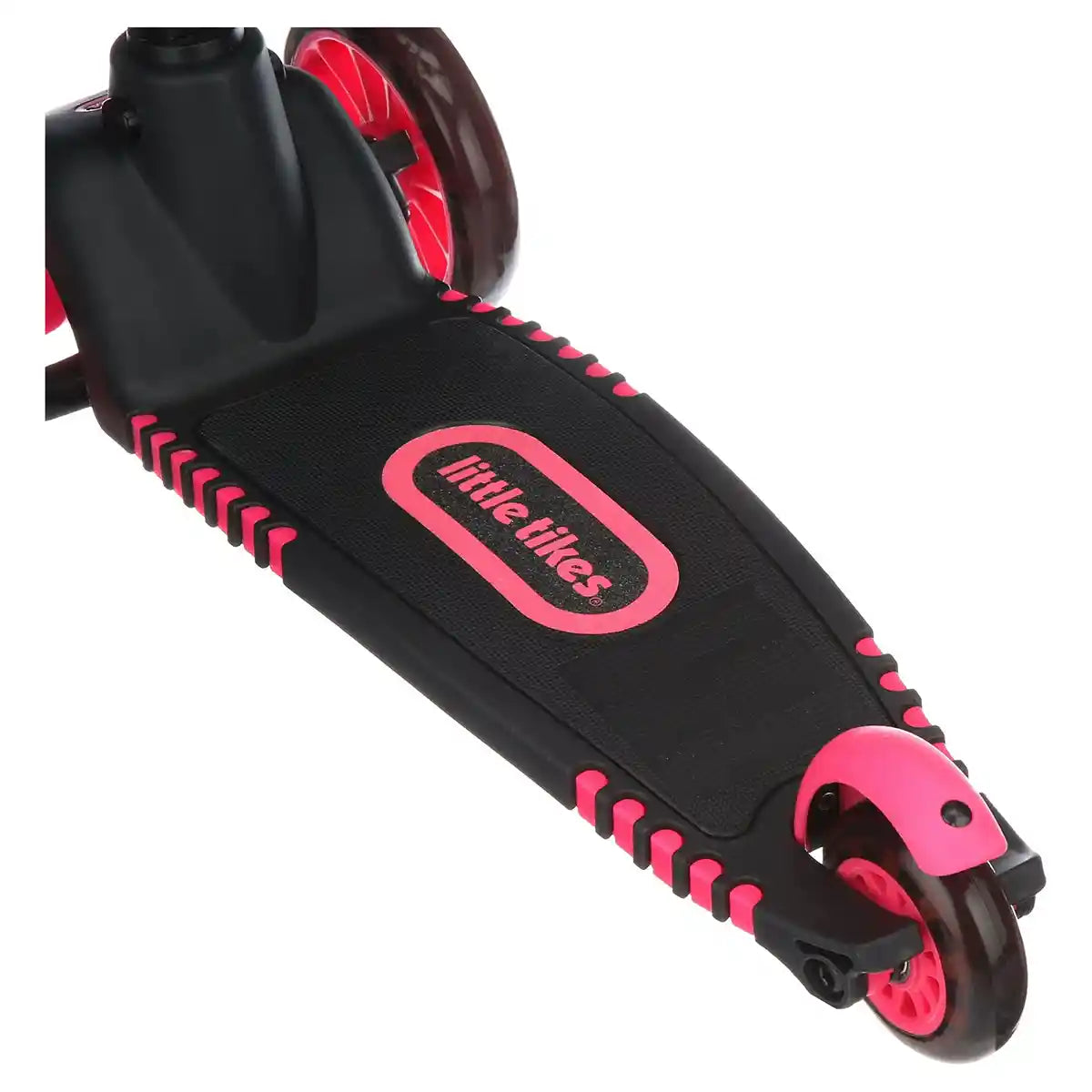 سكوتر ليتل تايكس لين تو تورن، وردي، بثلاث عجلات، للأطفال الصغار، سطح عريض جدًا، توجيه مائل لتحقيق التوازن والتنسيق، خفيف الوزن ومتين، للأعمار من سنتين إلى أربع سنوات