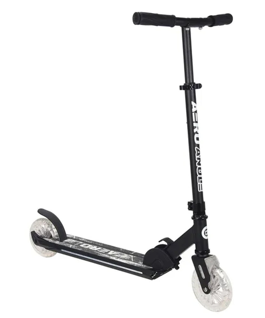 Aero C3 Kids Scooter with RGB Front-Wheel Lights, Adjustable, Foldable 2-Wheel Kick Scooter for Boys & Girls, Ages 5+, Max Weight 50kg