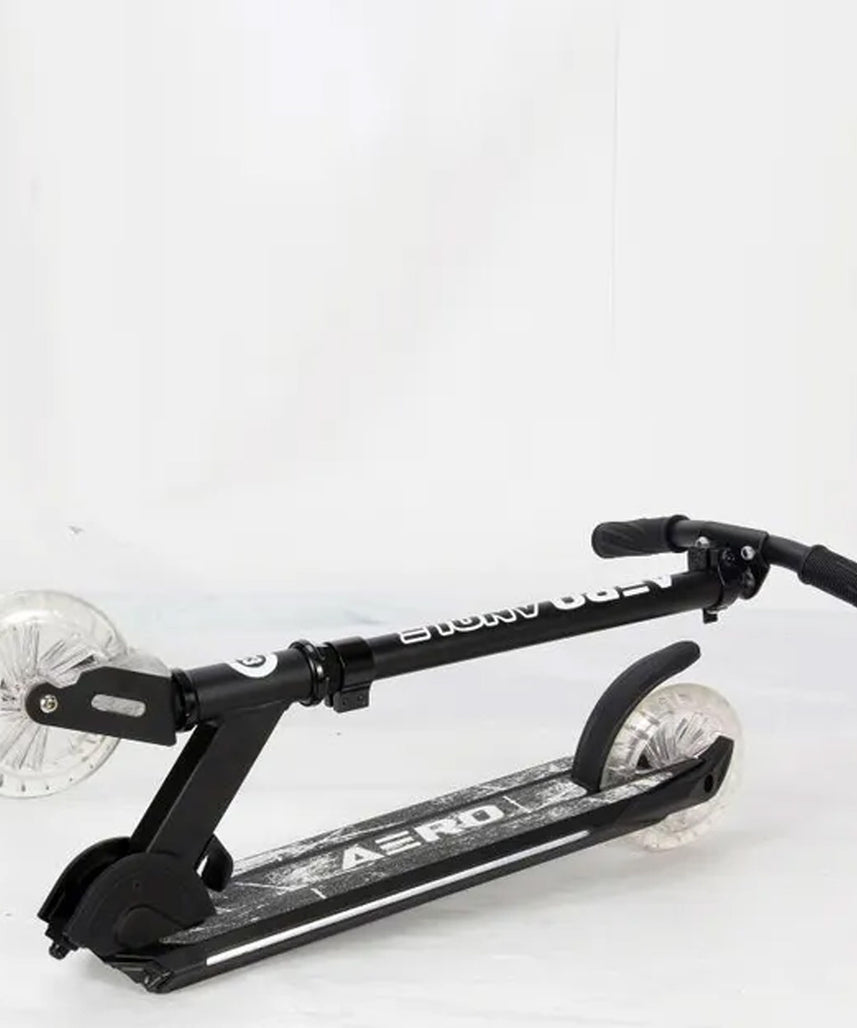 Aero C3 Kids Scooter with RGB Front-Wheel Lights, Adjustable, Foldable 2-Wheel Kick Scooter for Boys & Girls, Ages 5+, Max Weight 50kg