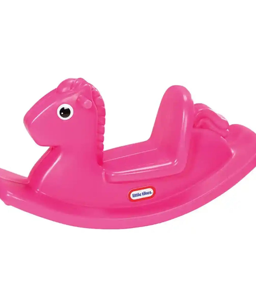 حصان هزاز من ليتل تايكس، لعبة ركوب متينة بمقابض سهلة الإمساك وقاعدة ثابتة، للعب النشط في الداخل والخارج للأطفال الصغار من سن 18 شهرًا إلى 5 سنوات، أحصنة هزازة