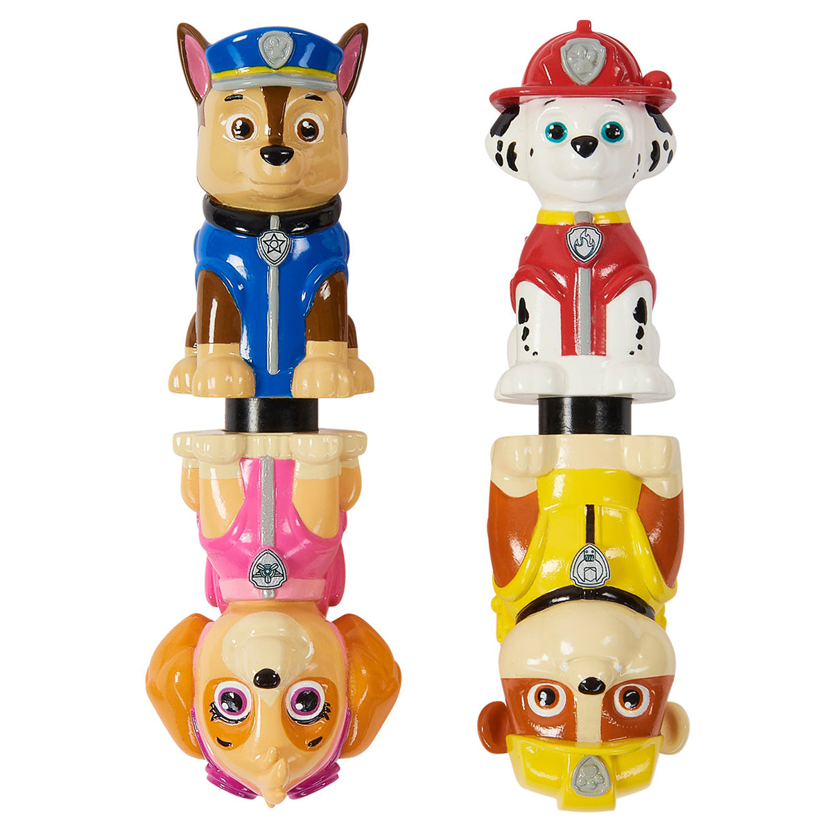 عصي غوص وتعلم السباحة من باو باترول للأطفال، عبوتان من ألعاب السباحة العائمة والغارقة القابلة للتعديل للسباحين المبتدئين والمتقدمين، تدريب ممتع على الاستعادة تحت الماء