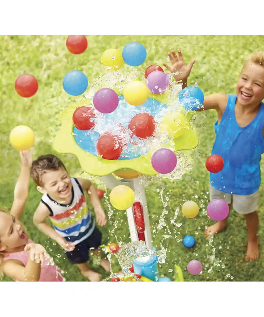 Little Tikes Fun Zone Pop N Splash Surprise Game, Multicolor, Outdoor & Indoor Water Play with 21 Balls, Interactive Spin & Splash Toy for Kids Age 3-6