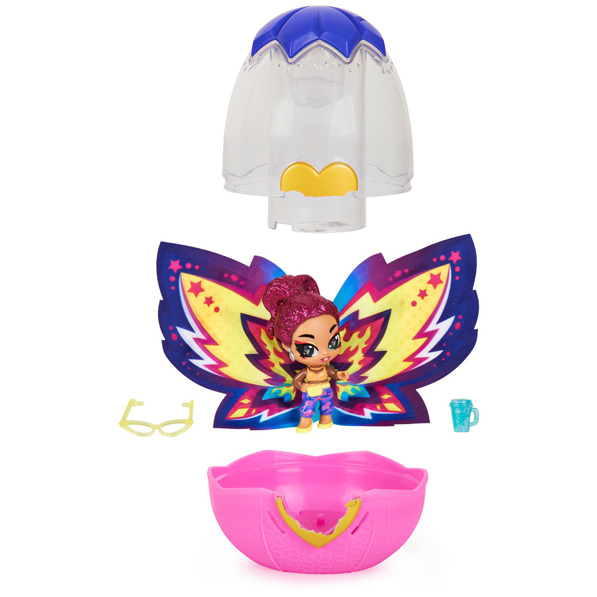 أجنحة هاتشيمالز بيكسيز وايلدر، أجنحة بيكسي القماشية، 2 ملحق، بيضة مفاجأة، مناسبة للأعمار من 5 سنوات فما فوق، مجسمات قطيفة قابلة للتجميع