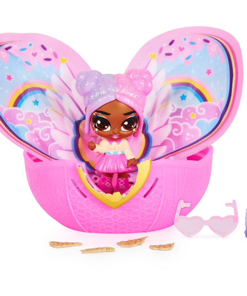 أجنحة هاتشيمالز بيكسيز وايلدر، أجنحة بيكسي القماشية، 2 ملحق، بيضة مفاجأة، مناسبة للأعمار من 5 سنوات فما فوق، مجسمات قطيفة قابلة للتجميع