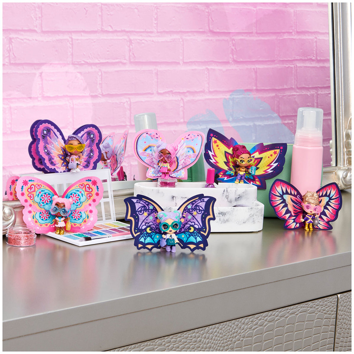 أجنحة هاتشيمالز بيكسيز وايلدر، أجنحة بيكسي القماشية، 2 ملحق، بيضة مفاجأة، مناسبة للأعمار من 5 سنوات فما فوق، مجسمات قطيفة قابلة للتجميع