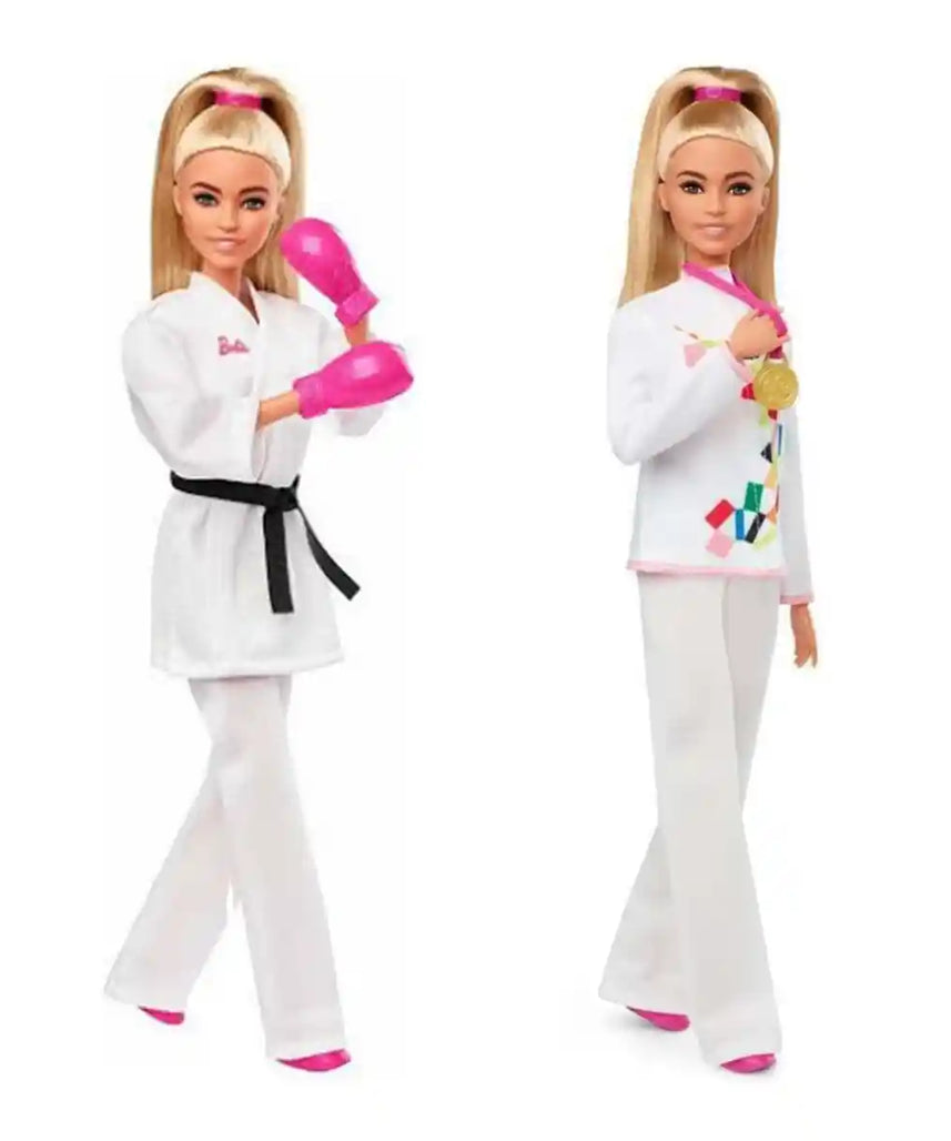 Barbie Tokyo 2020 Olympic Doll Assorted Sports Set with Uniform Jacket Medal Bat and Accessories for Kids Ages 3 and Up