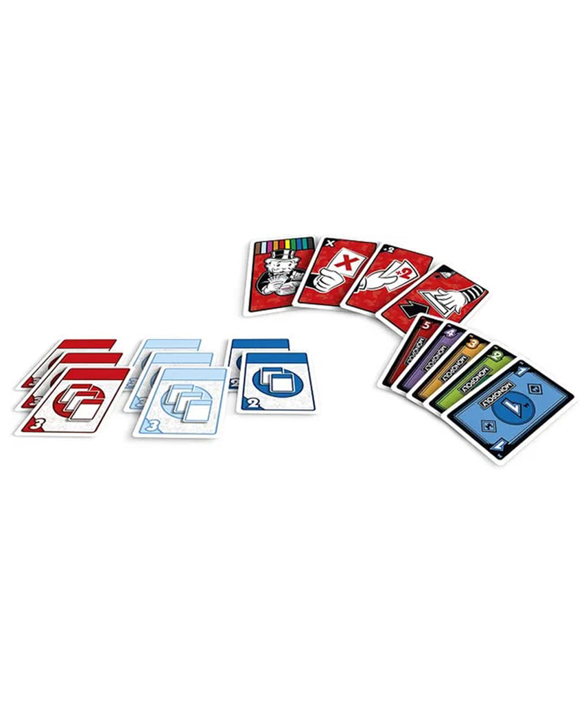 لعبة بطاقات مونوبولي BID من هاسبرو، لعبة استراتيجية عائلية سريعة الوتيرة للأطفال والكبار، لعبة مزاد أعمى للعقارات، للأعمار من 7 سنوات فما فوق