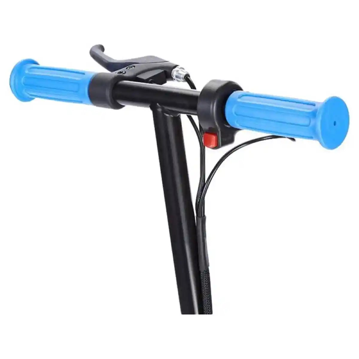 سكوتر كهربائي ليتل تايكس فيرو رايدز في آر ٥٥٠ إي، أزرق، قابل للطي، أقصى سرعة ١٠ أميال في الساعة، أضواء ليد، دواسة إبهام، فرامل يد، بطارية قابلة لإعادة الشحن، للأطفال من عمر ٨ سنوات فما فوق