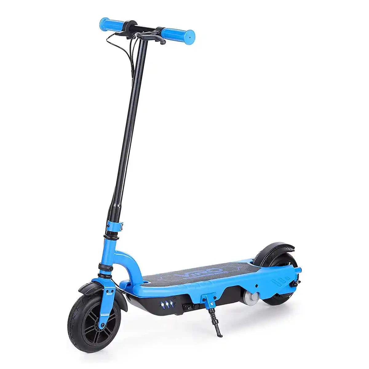 سكوتر كهربائي ليتل تايكس فيرو رايدز في آر ٥٥٠ إي، أزرق، قابل للطي، أقصى سرعة ١٠ أميال في الساعة، أضواء ليد، دواسة إبهام، فرامل يد، بطارية قابلة لإعادة الشحن، للأطفال من عمر ٨ سنوات فما فوق