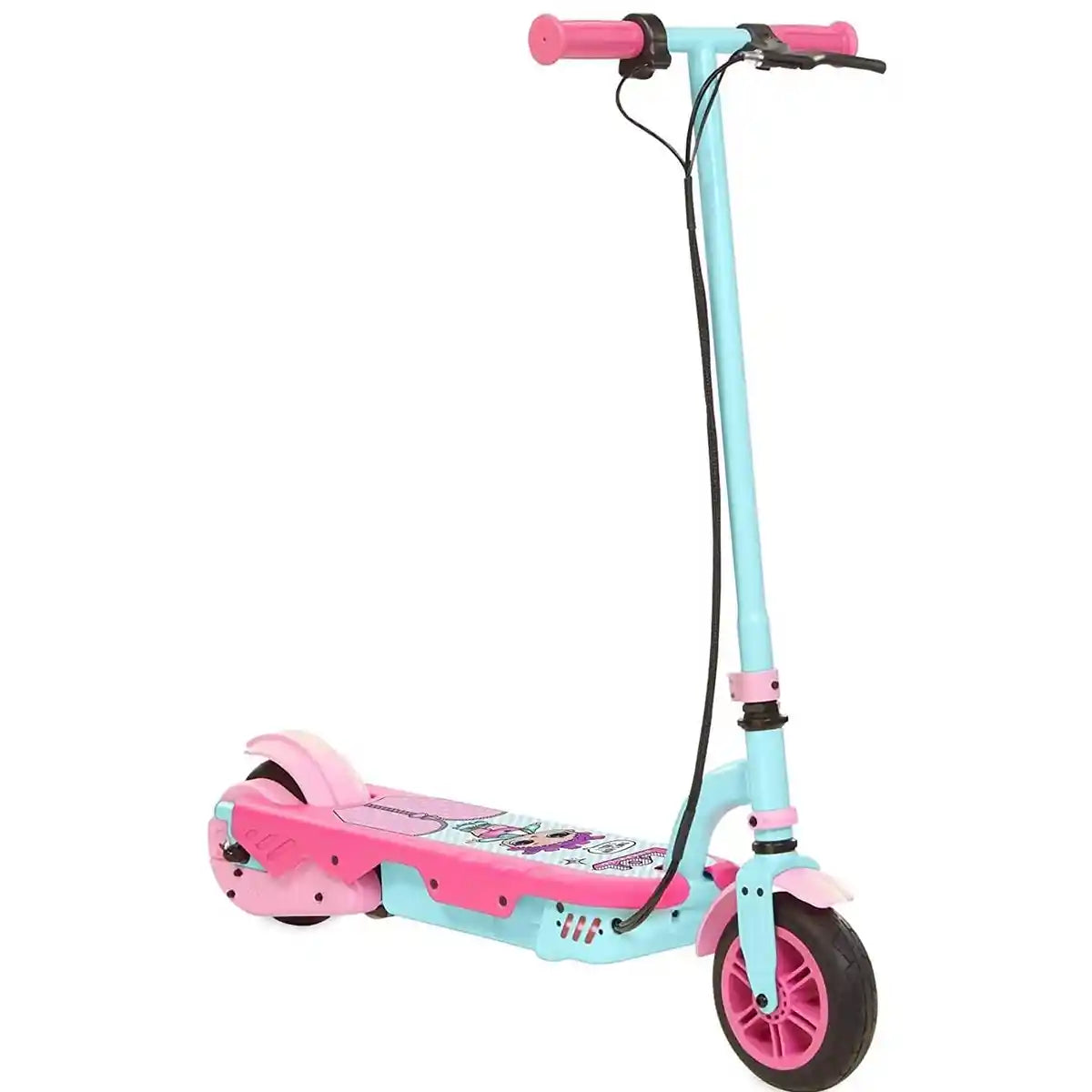 سكوتر كهربائي ليتل تايكس فيرو لول سربرايز 550E، بطارية قابلة لإعادة الشحن 12 فولت، أضواء LED، سرعات تصل إلى 10 أميال في الساعة، مناسب للأعمار من 8 سنوات فما فوق، سيارات ركوب