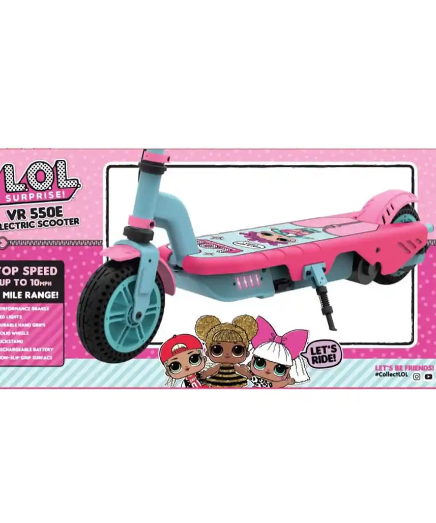 Little Tikes Viro L.O.L. Surprise 550E Electric Scooter, 12V Rechargeable Battery, LED Lights, Speeds up to 10 MPH, Ages 8+, Ride-on Cars