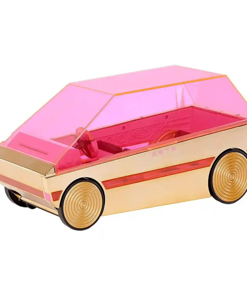 L.O.L. Surprise! 3-in-1 Party Cruiser Car, Rose Gold Vehicle with Pool, Dance Floor & Blacklight Surprises, Fits LOL Surprise & OMG Dolls, Toy Gift for Kids Age 4+