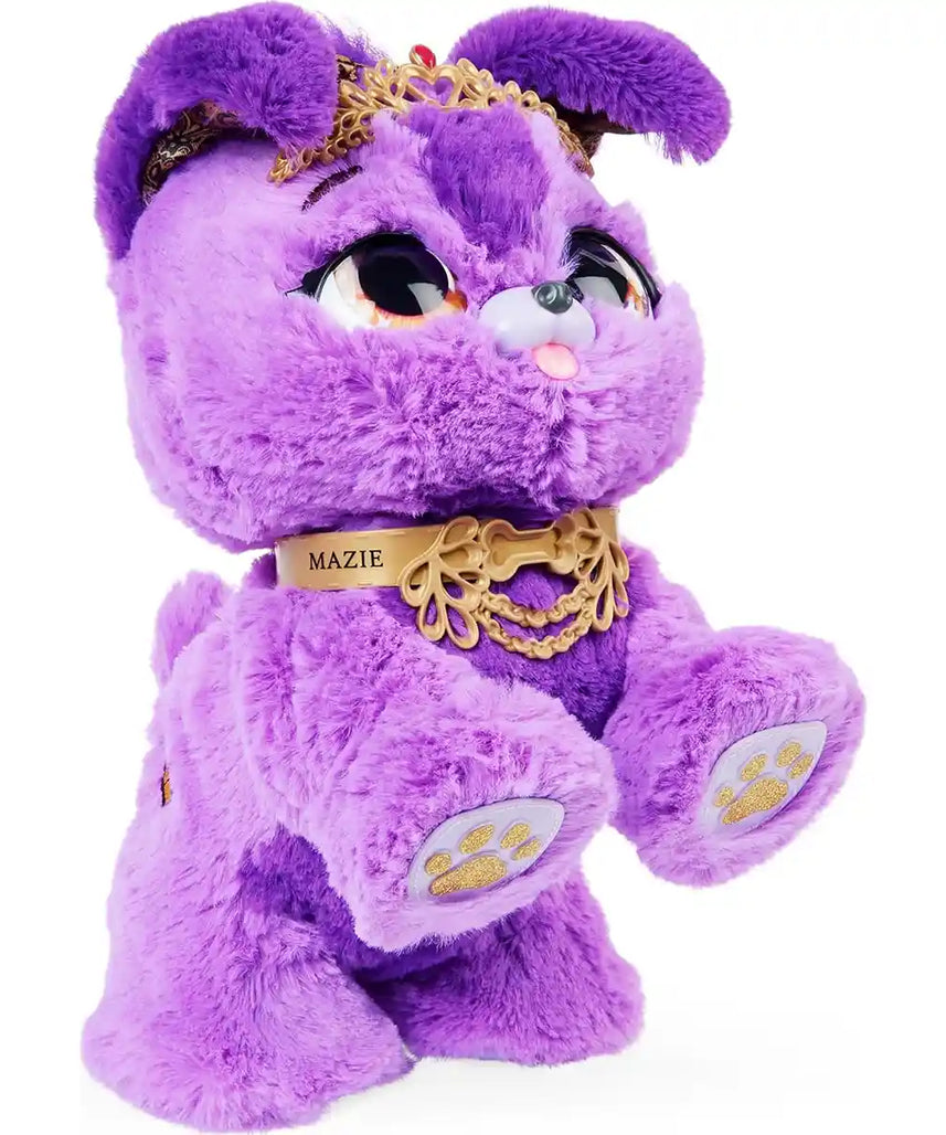 لعبة تفاعلية مفاجئة على شكل جرو الأميرة من بريزينت بيتس، يوركشاير تيرير ذاتية الفتح، أكثر من 100 صوت وحركة، هدايا للبنات، ألعاب أطفال للبنات من عمر 5 إلى 9 سنوات، مازي أو سيسي (قد يختلف الطراز)