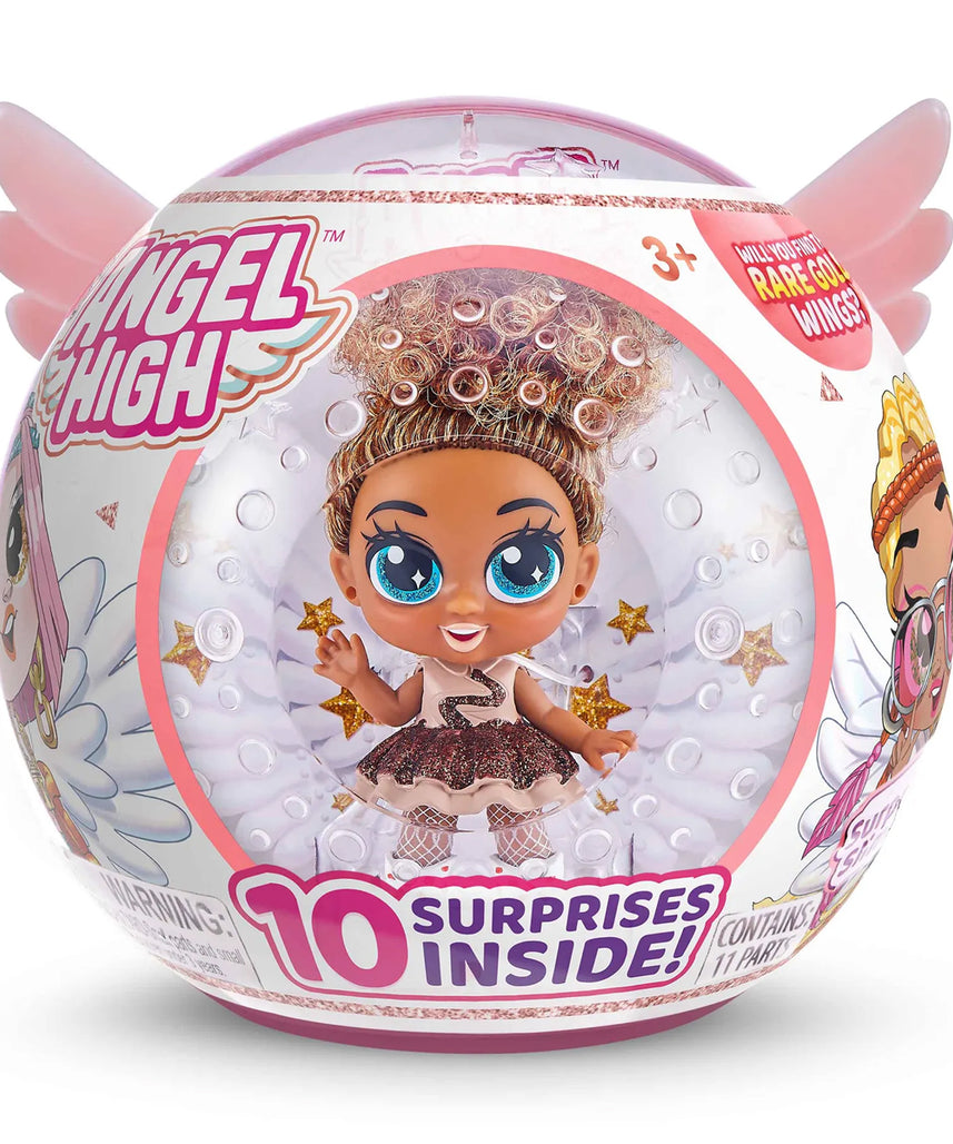 Zuru Angel High Series 1, Itty Bitty Prettys Hair Angel Surprise Pack, Fashion Doll Collectible, 10 Super Surprises, Non-Toxic Materials, Girls Toy, Dress-Up & Hair Styling Fun