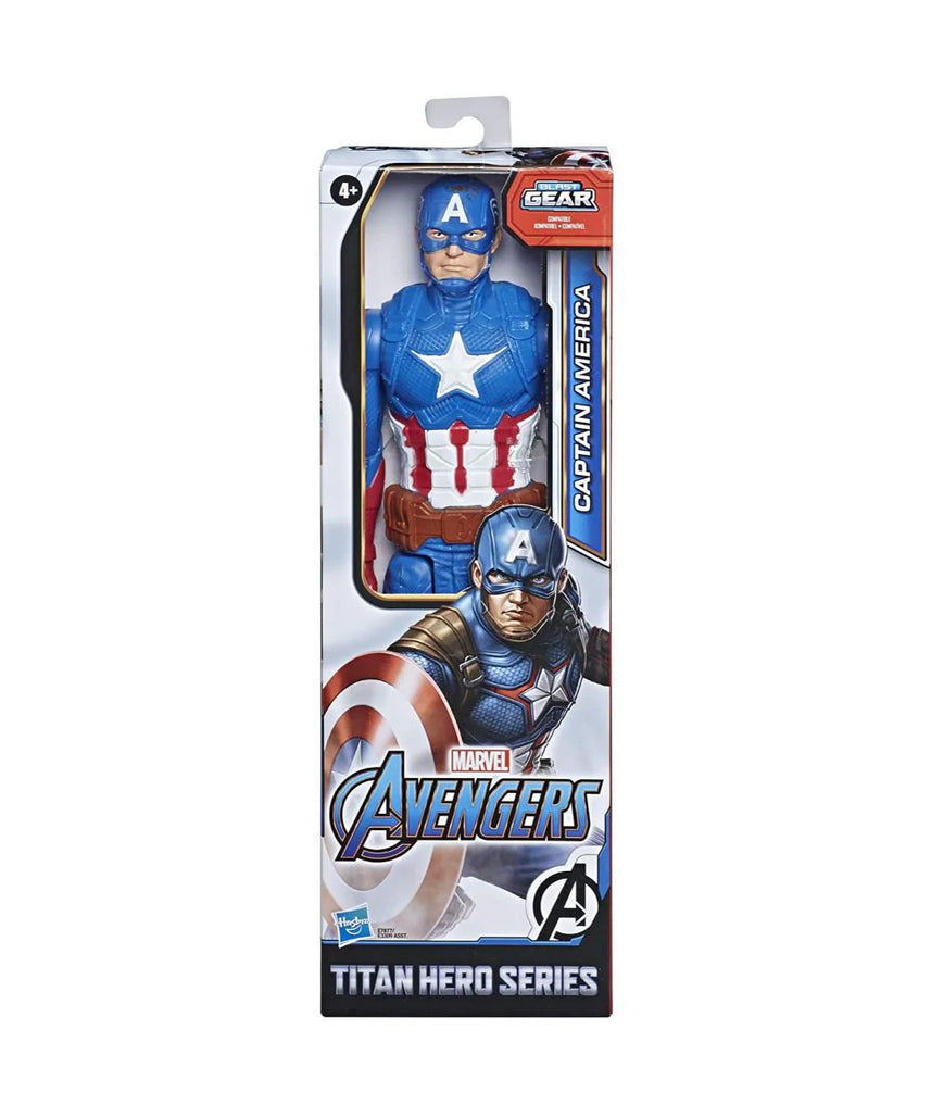 شخصية كابتن أمريكا من مارفل أفينجرز تيتان هيرو بلاست جير 30 سم - E7877